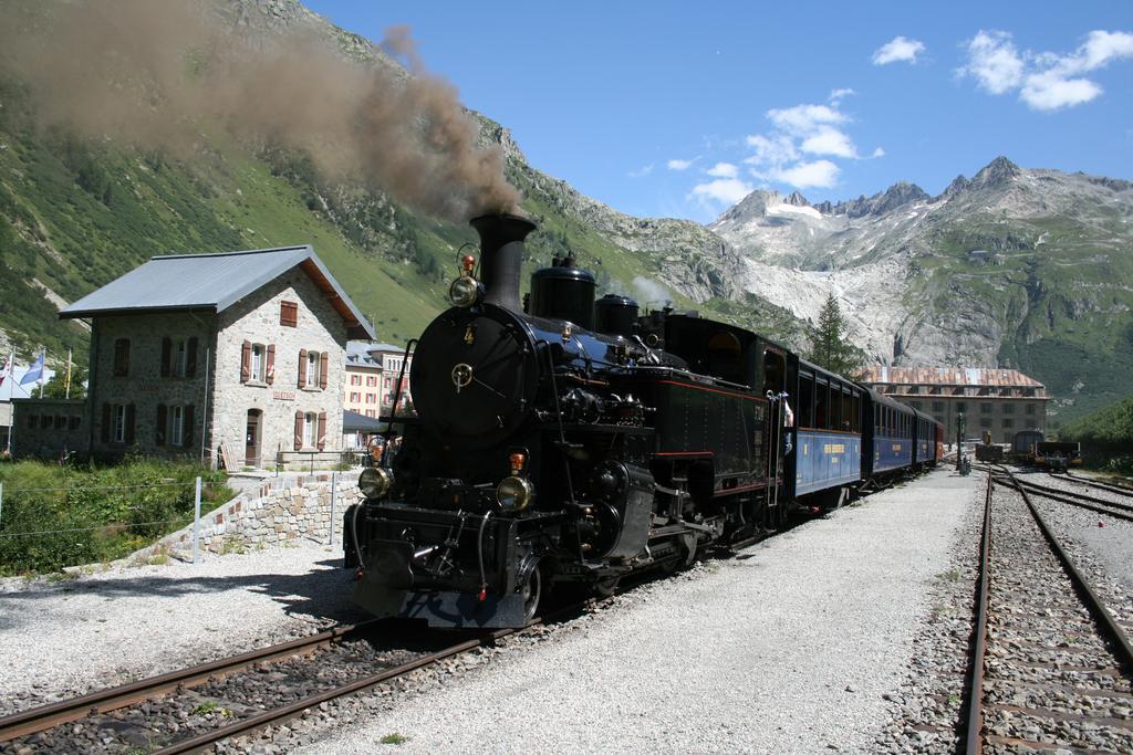 Hotel-Restaurant Drei Tannen Bellwald Dış mekan fotoğraf
